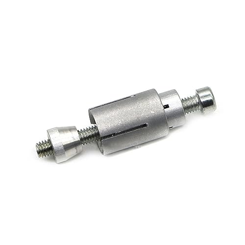 2 Pack Motorcycle Bar End Mounting Screw Set Universal 13mm-24mm Handlebar Expansion Screws for 7/8'' Handle Bar Grip End Caps Silder Plug Side Mirror Electric Dirt Bike Scooter Silver