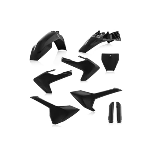 Acerbis Full Plastic Kit – Compatible with Husqvarna TC85 (18-24) – black - color: Black