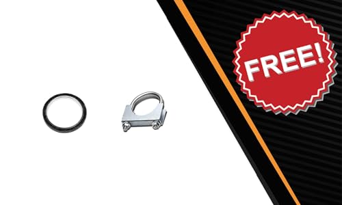 Northeastern Exhaust | Stainless Steel Exhaust Muffler & Tail Pipe Exhaust System Kit Compatible for 2004-2006 Toyota Sienna 3.3L | Free Gasket and Clamp Included | Automotive Replacement Part