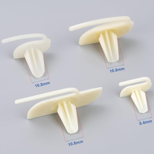 40pcs Front & Rear Door and Quarter Panel Molding Fastener Clip for GM 1/2” to 1-3/4” Moulding