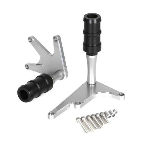 Monkey 125 Frame Sliders Falling Crash Protector Compatible with Monkey 125 2018-2021 CNC Motorcycle Fairing Guard Crashpads Protector (Silver) - color: Silver