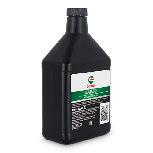 Castrol SAE 30 Small Engine Oil For 4-Cycle Engines – Protects Against Rust & Corrosion – Formulated For Air-Cooled Engines - 18oz - size: 1 18 fl oz Bottle