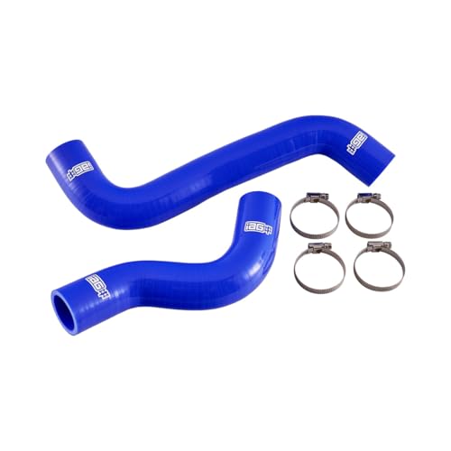 IAG Silicone Upper & Lower Radiator Hose Kit for Subaru WRX 2015-21, Blue - color: Blue