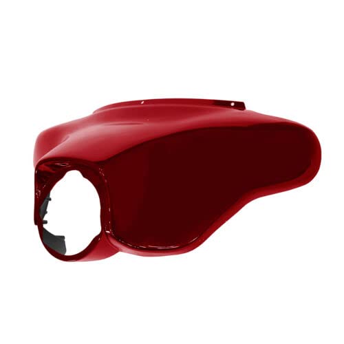 TCMT Batwing Outer Fairing Fit For Harley Touring Street Glide FLHX Electra Glide Ultra Classic FLHT FLHTC FLHTCU 1996-2013 Ember Red Sunglow - color: Red, size: Outer