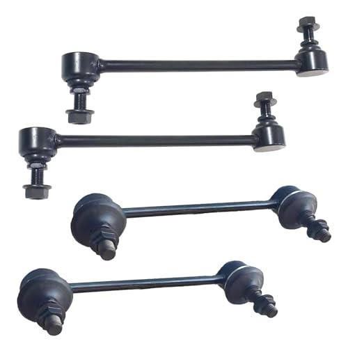 K750032 K750102 Front Sway Bar End Links and Rear Stabilizer Bar Link Kit for Hyundai Elantra 2007 2008 2009 2010, Front Rear Sway Bar Link Kit, Suspension Stabilizer Bar Link - 4pc - color: K750032 K750102