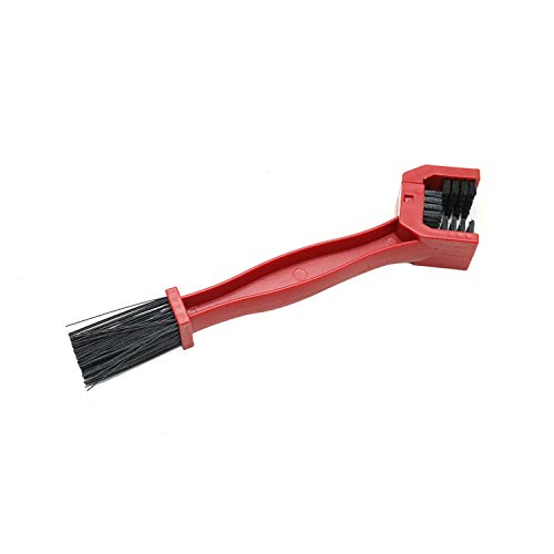 Bike or Motorcycle Chain Washer, Cleaning Brush 2 Pcs (Color, Blue and Red)