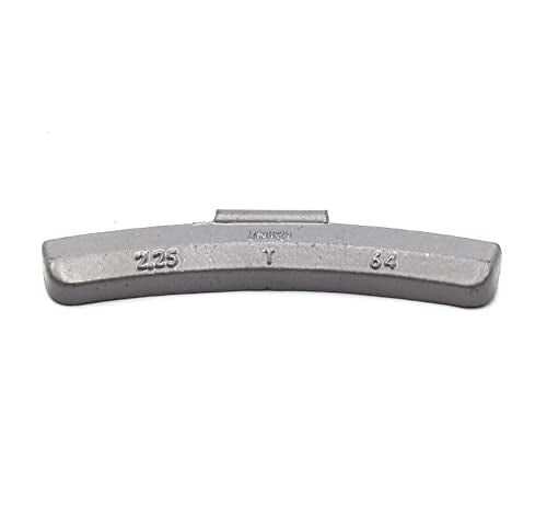 T Series Hammer on ZINC Wheel Weights Coated (2.25oz) Box of 25pcs - size: 2.25oz