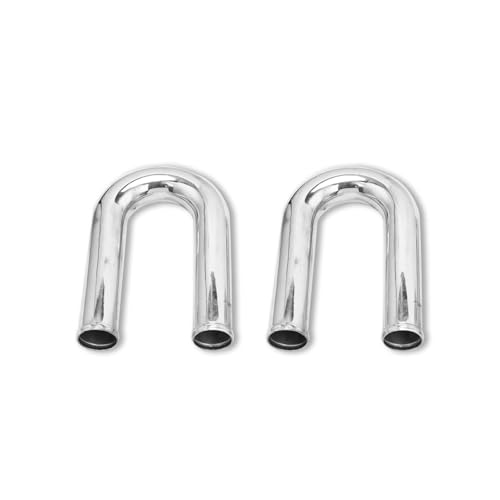 SUNROAD 8PCS 3" Aluminum Intercooler Tube, Universal Fit,Silver
