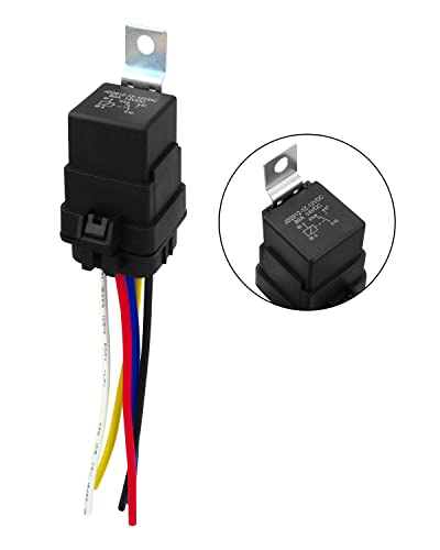 5 Pin Trim Tilt Relay Plug Socket 12V 80A, Replace 7493 119-7493, 2Pcs
