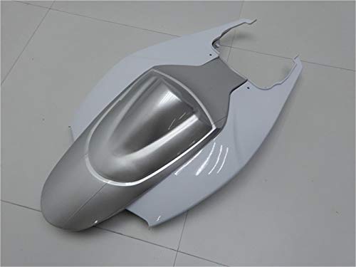YTL White Silver Full Fairing Fit for Suzuki 2006-2007 GSXR 600/750 - color: 012 White Silver