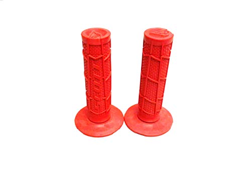 Scott Sports 233925-0004 Red Radial Full Waffle Motorcycle Grips - color: Red