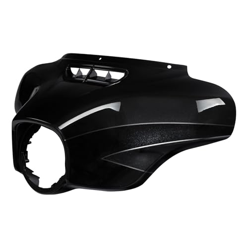 HR3 Dark Slate Candy/Arctic Black Batwing Outer Fairing Body + Vent Trim Compatible with 2017 CVO Street Glide FLHXSE - color: Dark Slate Candy / Arctic Black