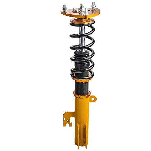 maXpeedingrods Coilovers for Toyota Camry ACV30/MCV30 2002-2006, 24 Levels Adjustable Damper Coilovers Suspension Kit, Height Adjustable Lowering Kit by 1-3" Gold