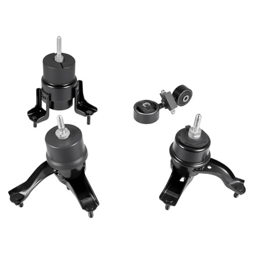 VEVOR Engine Motor Mounts, Set of 4, Compatible with 2007–2011 Toyota Camry 2.4L L4, Replace OE# A62009, A4207, A4211, A4274, Secure Support - size: 2009–2013 Toyota Corolla 1.8L