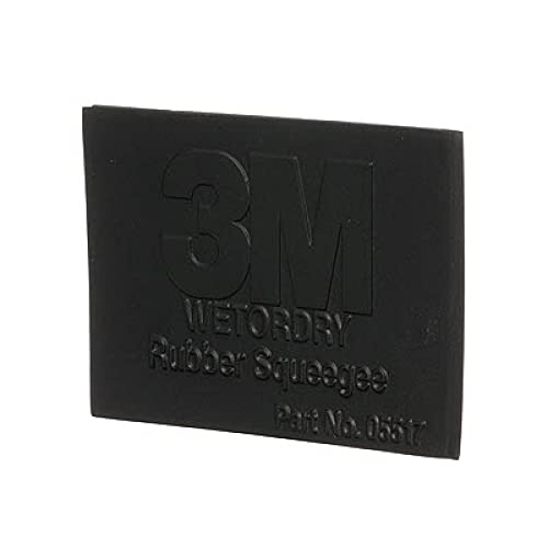 3M Wetordry Rubber Squeegee 05517, 2-3/4 in x 4-1/4 in, Comfort Fit - size: 1