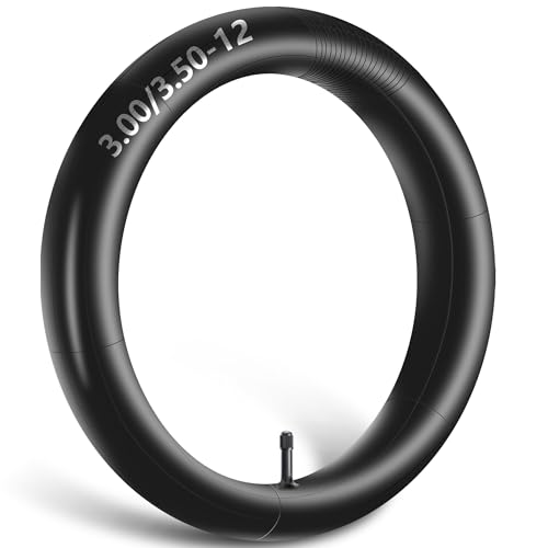 3.00/3.50-12 Inner Tube, Heavy Duty Tube with TR-13 Straight Valve Stem for Dirt Bike Motocross Bike Tires, Fit for 80/200-12 and Most 90/110/125cc