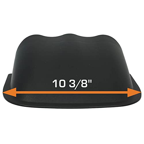 GlowShift Universal Black Triple Dashboard Gauge Pod Holder w/Dome Lip