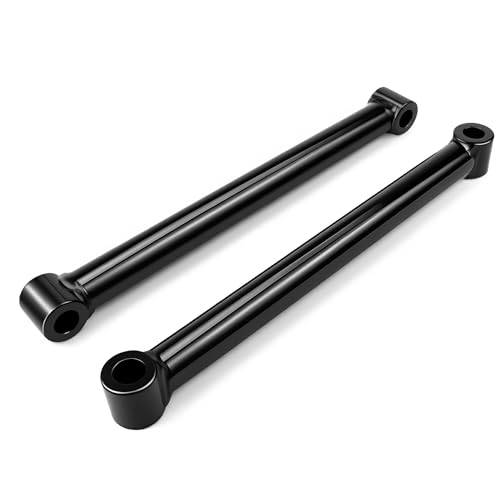Motorcycle Rear Drop Rigid Struts (Black) Cold Rolled Steel 4'' Lowering Link Kit Fits for Harley-Davidson Sportster 883 1200 + Dyna Motorcycle 10'' Length Rigid Hardtail Struts - color: Black