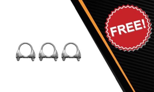 Exhaust Resonator Compatible with Chrysler Town & Country 2011-2016 3.6L | Dodge Grand Caravan 2011-2020 3.6L | Stainless Steel | Northeastern Exhaust | Includes Clamps | Direct-Fit Replacement