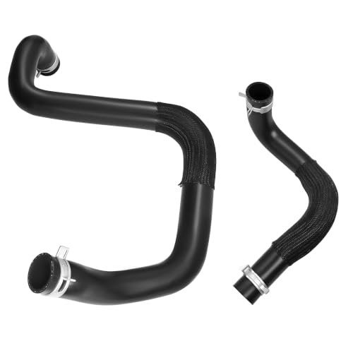 55111395AE 55111394AC Radiator Coolant Hose Compatible with Jeep Wrangler 2012-2018 for Wrangler JK 2018 Upper and Lower Cooling Outlet Pipe