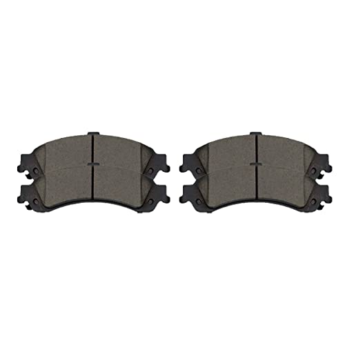 AutoShack Front & Rear E-Coated Rotors & Premium Pads for Chevy Tahoe 2006 - style: ShadowGuard & Premium Pad