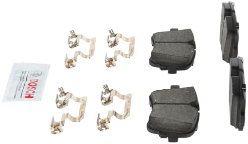 BOSCH BE2365H Blue Ceramic Disc Brake Pad Set with Hardware - Rear