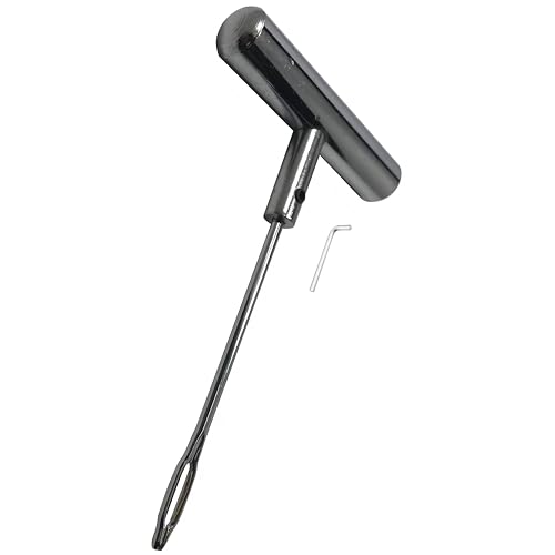 Professional Stainless Steel Solid T-Handle Set - Heavy Duty Spiral Probe (5 tire Repair Tools)