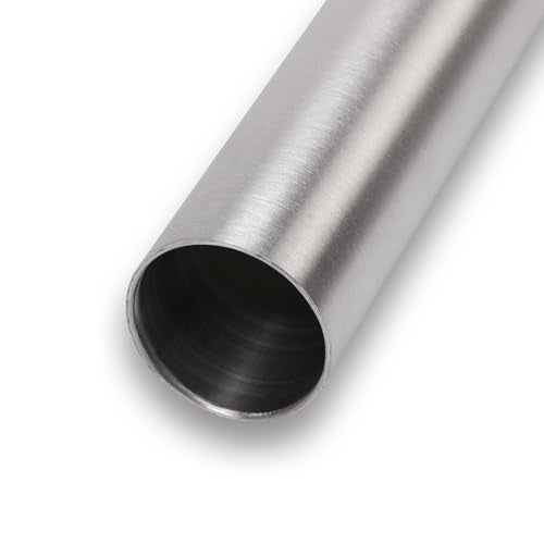 1.5 Inch 38mm OD Aluminum Intercooler Pipe Piping Air Intake Tube Straight 11.8" 300mm Long, Brushed Finish - color: Straight - 1PC, size: OD: 1.5" (38mm)