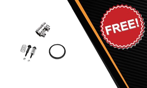 Exhaust Resonator Compatible for 2010-2019 Subaru Outback 2.5L | Stainless Steel | Northeastern Exhaust | Free Sleeve, Gasket, and Bolt Kit Included | Automotive Replacement Part | Single Exhaust