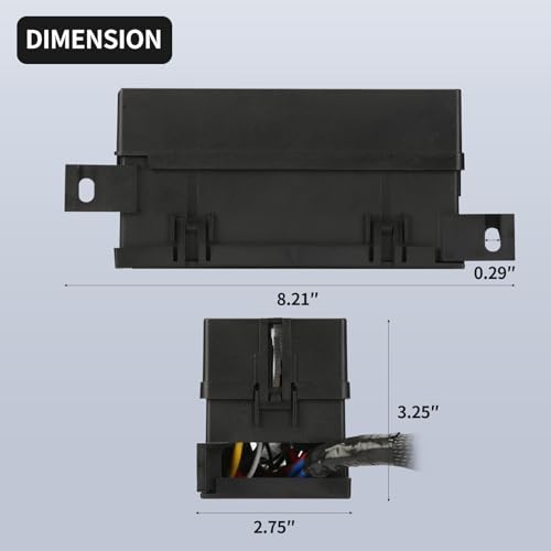 Pre-Wired Fuse Relay Box, 6 Slots 12V 40A Relays with 4-Pin, 11-Way ATC/ATO Blade Fuse Holder Block Kit for Automotive Car Truck Marine Boat RV (6 Relays + 11 Fuses Included) - size: 40A 6 Relay 11 Fuse