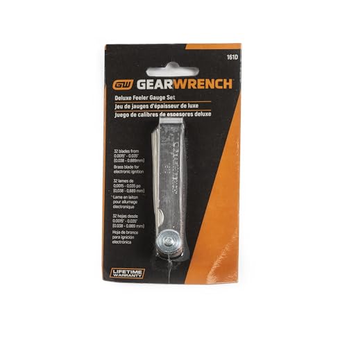 GEARWRENCH 32 Blade Deluxe SAE/Metric Feeler Gauge | 161D