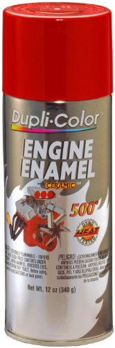 Dupli-Color (EDE163207-6 PK) Chrysler Industrial Red Engine Enamel with Ceramic - 12 oz. Aerosol, (Case of 6)