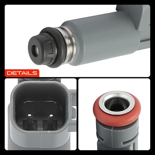 A-Premium 4 Holes Fuel Injectors Set of 4 Compatible with Jeep