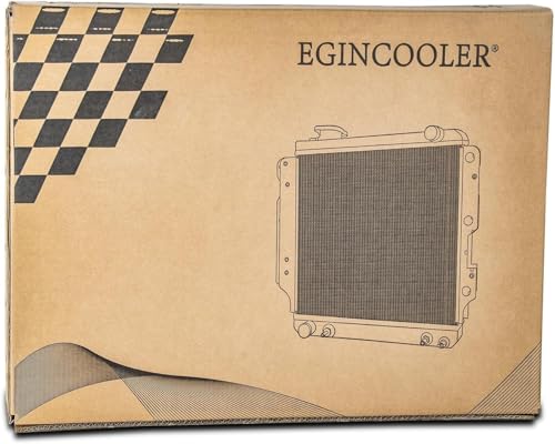 CC716 4 Row Aluminum Radiator Compatible With Chevy C10 C20 C30 K10 K20 K30 GMC C2500 5.7L 1973-1987 74 74 75 76 77 78 4 Row Core radiators