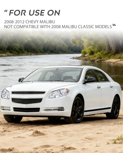 Nilight Headlight Assembly Compatible with 2008-2012 Chevy Malibu - color: Chrome Housing Amber Reflector, size: 2008-2012 Chevy Malibu