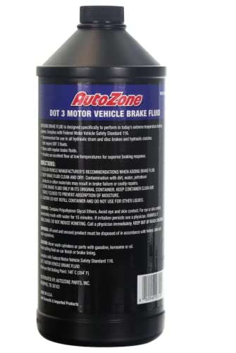L-G AutoZone DOT 3 Brake Fluid, 32 Ounce
