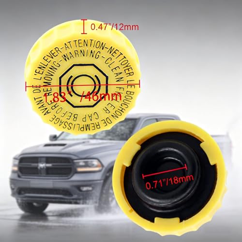 Brake Master Cylinder Reservoir Cap 4683656AB for Jeep Wrangler 2001-2017 for Dodge Journey 2009-2020
