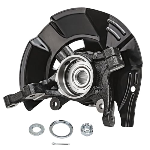 Detroit Axle - Front Steering Knuckles w/Wheel Hub Bearings Assembly Lower - size: 4CU47759/4PC
