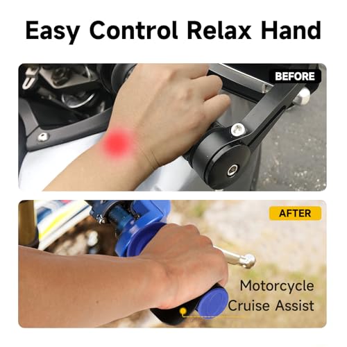 HIAORS 7/8" Mini Bike Throttle Cable Handle Grips Assembly Kit Compatible with Coleman CT200U BT200X CC100X Predator 212cc Baja Warrior MB200 MB165 Motovox CRF50 SSR Apollo Pit Dirt Bike Parts (Blue) - color: Blue