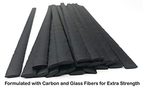 PolyPlaz Plastic Welding Rods, Flat Strips for TPO, TEO & PP, Black, 20 pk - size: 20pack, style: PolyPlaz-Black