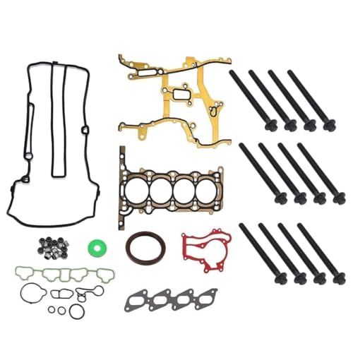 GXARTS Engine Full Head Gasket Kit w/Cylinder Head Bolts fit for Chevrolet Trax Sonic Cruze Limited HS26540PT-1 fit for Buick Encore 1.4L w/Timing Cover Gasket, Intake & Exhaust Manifold Gasket Set