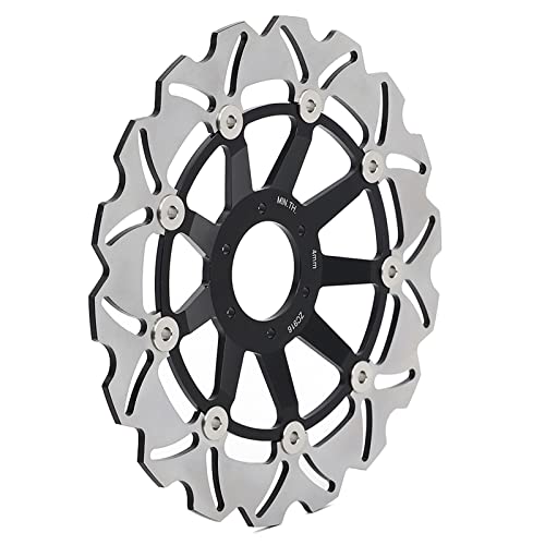 Front Rear Brake Disc Rotors Pads for HONDA CBR 600 F3 CBR600F3 1995-1998 - color: Black