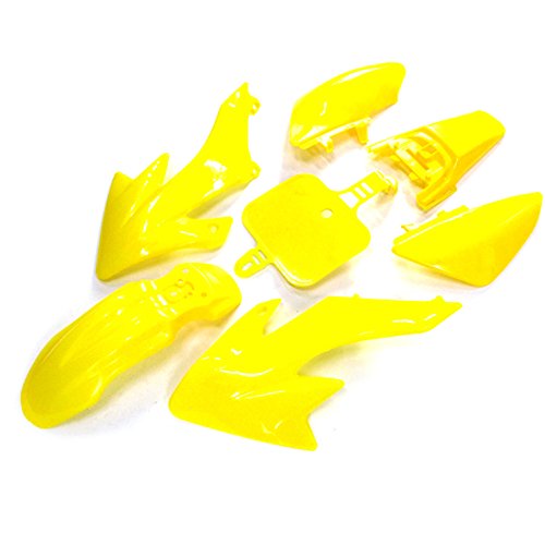 Body Work Plastic Fender Fairing Kit For Honda XR50 CRF50 Chinese 50cc 90cc 110cc 125cc 140cc 150cc 160cc Dirt Pit Bike - color: gold