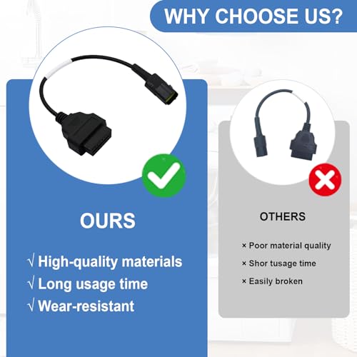 3824-26 OBD2 Adapter Cable Compatible with OBD II Diagnostic Scanner