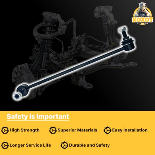 K80478 Front Sway Bar Link for Audi 06-13 A3/Quattro, 15-18 Q3/Quattro, 08-09 TT, 08-15 TT Quattro, for VW 09-17 CC, 07-16 Eos, 06-14 GTI, Golf/Golf R, Jettta, Beetle, Rabbit, Passat, Passat CC - size: K80478 X2