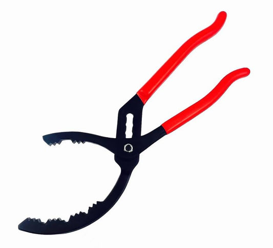 Oil Filter Wrench, 50mm to 130mm Large Adjustable Oil Filter Plier, 14" Big Oil Filter Removal Tool for Engine Filters, Conduit, Fittings - size: 14" Straight