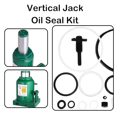 3 Ton Floor Jack Seal Kit Complete Repair Set, Oil Seal & O-Ring Replacement Kit for Horizontal Hydraulic Jacks - style: Vertical Floor Jack