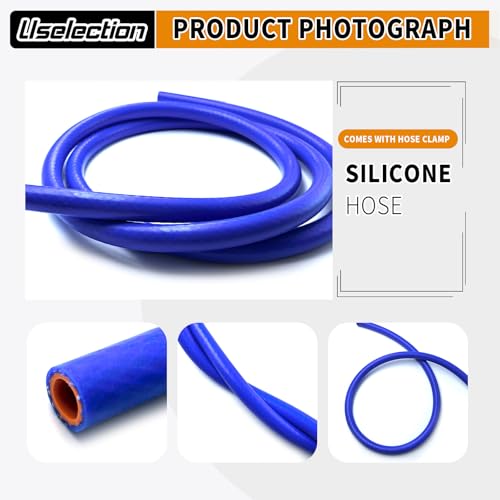 1" ID-5Ft(ID 25mm) Heater Hose Enhanced Double Reinforcement - color: Blue, size: 1" ID-5Ft(ID 25mm)