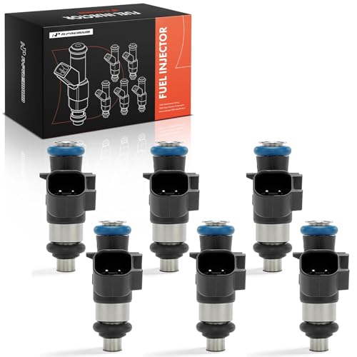 A-Premium Set of 6 Fuel Injectors Compatible with Jeep, Dodge