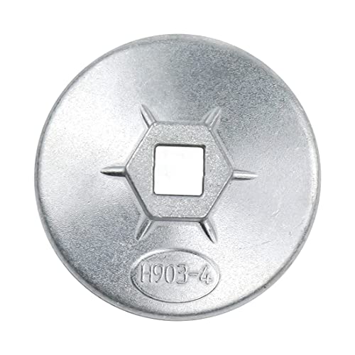 Oil Filter Cap Wrench,14-Flute, 74mm Max Inner Dia, Aluminum Alloy - size: Model 903-4